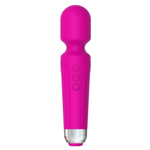 $1.99 rechargeable massage wand! relieves muscle tension! powerful clit stimulation! silky soft silicone! erogenous zone approved! $39.95 value