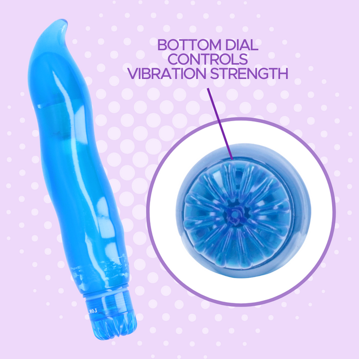 bottom dial controls vibration strength 