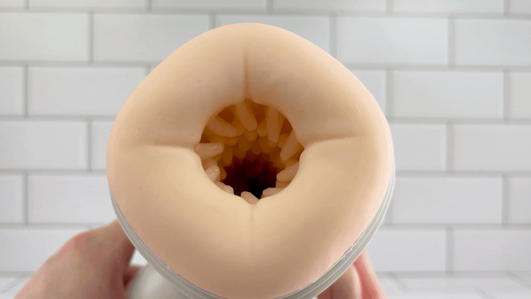 GIF of Super Series Pro Auto-Thrusting Masturbator pleasure nubs vibrating 
