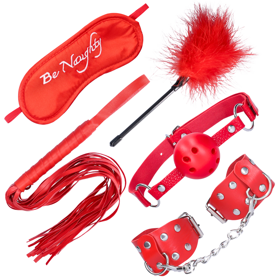 Red sexy bondage kit