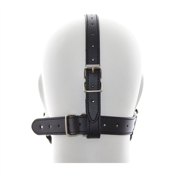 Bone Gag Head Harness showing the straps on the back.
