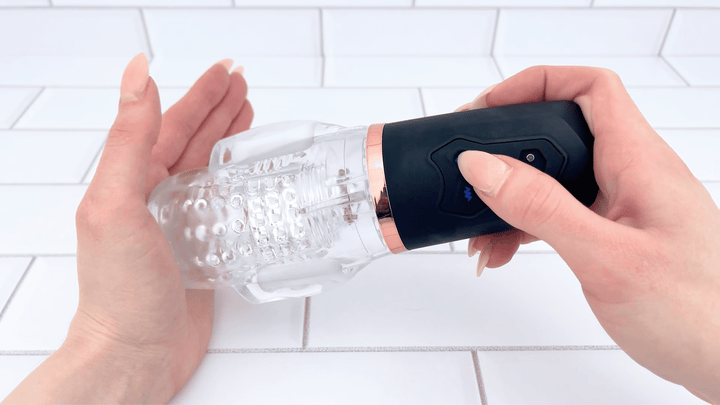 GIF of powerful suction mode from Turbo Blow 