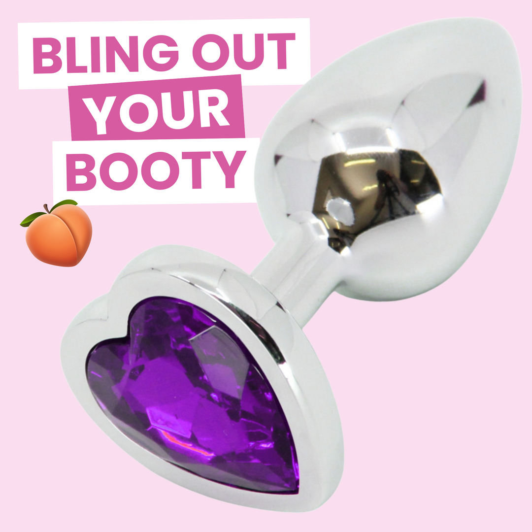 Metal Heart Anal Plug TooTimid.com Metal Heart Anal Plug TooTimid.com
