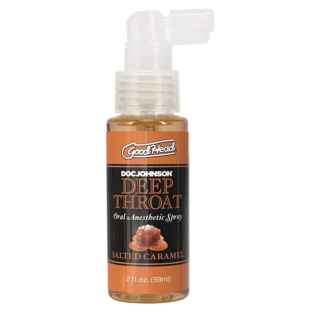 GoodHead Deep Throat Oral Anesthetic Spray Salted Caramel 2oz