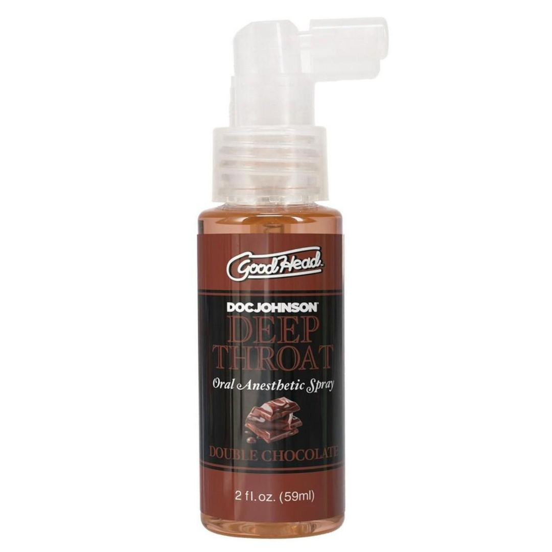 GoodHead Deep Throat Oral Anesthetic Spray Double Chocolate 2oz