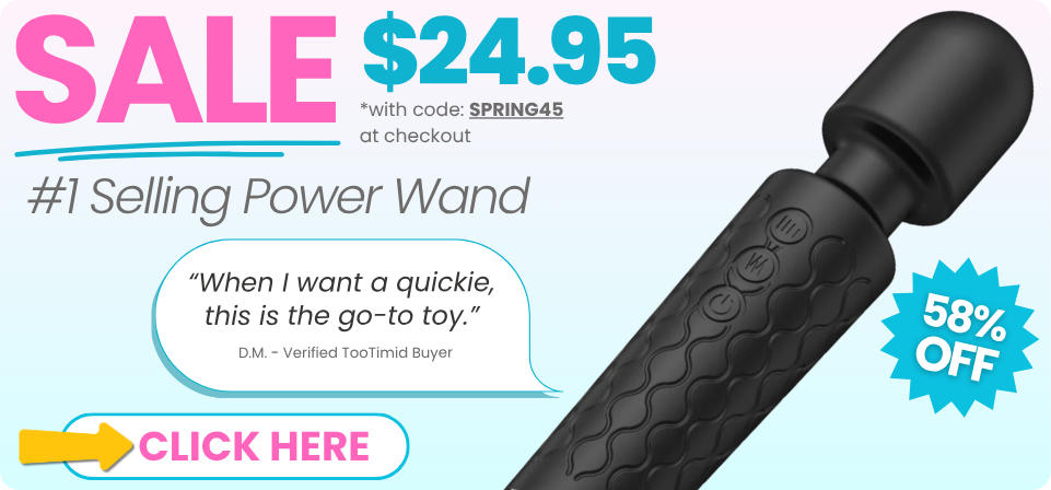 Black power wand with promotion offer coupon code: Spring45