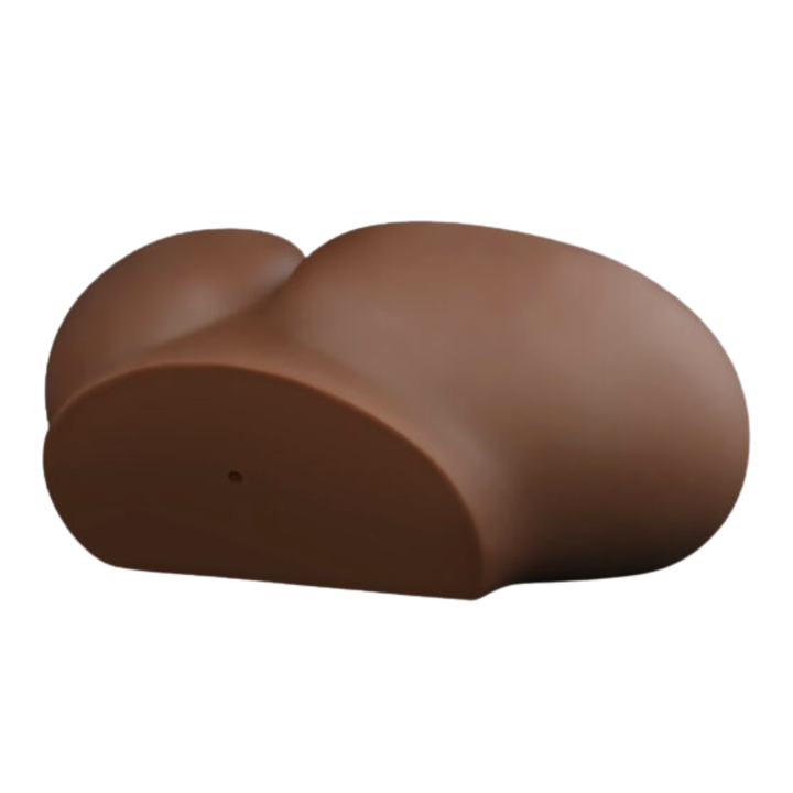 LoveToy male masturbator realistic sex doll thrust piece Streetgirl's #13 in brown top view 