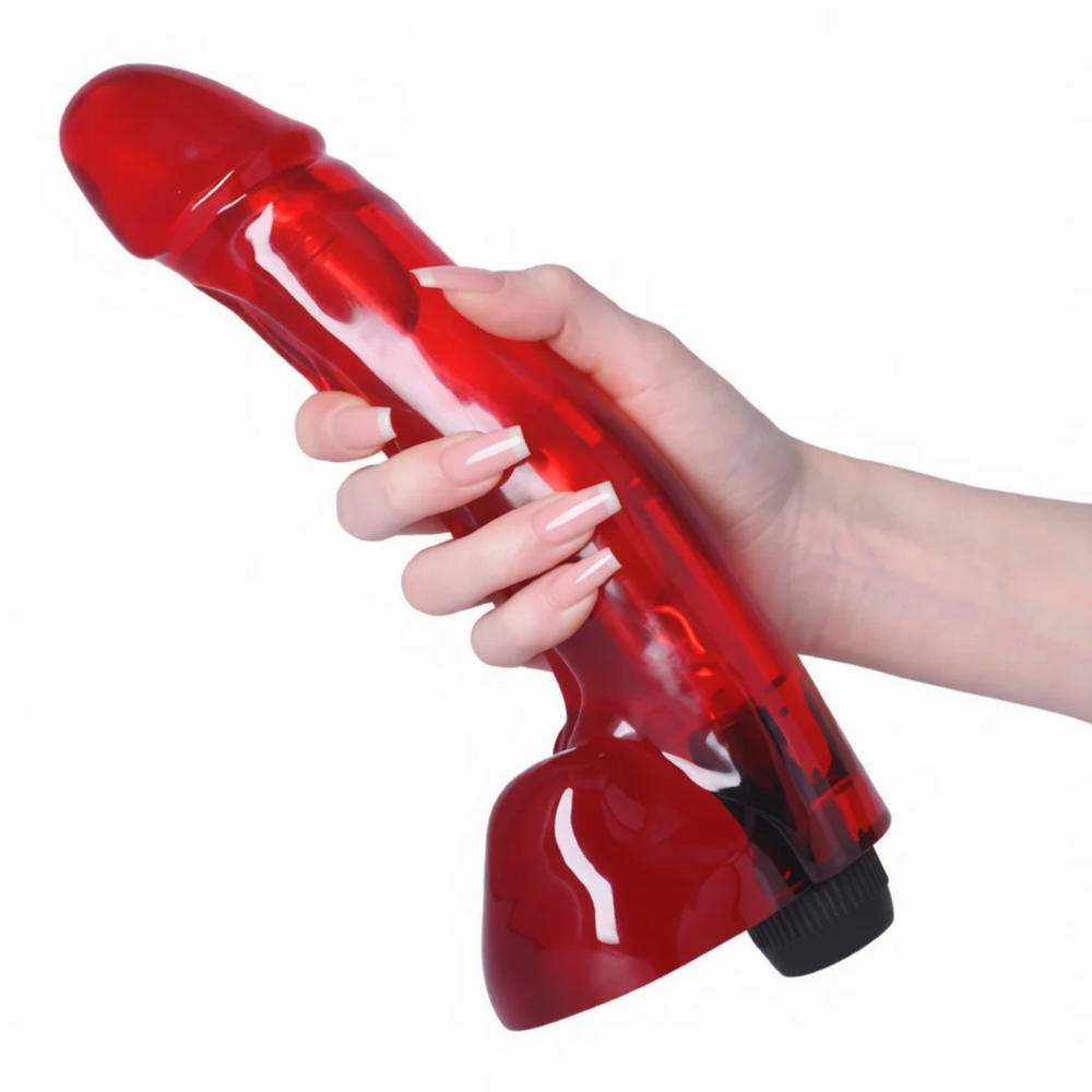 hand holding The Big Cherry - Vibro Dong