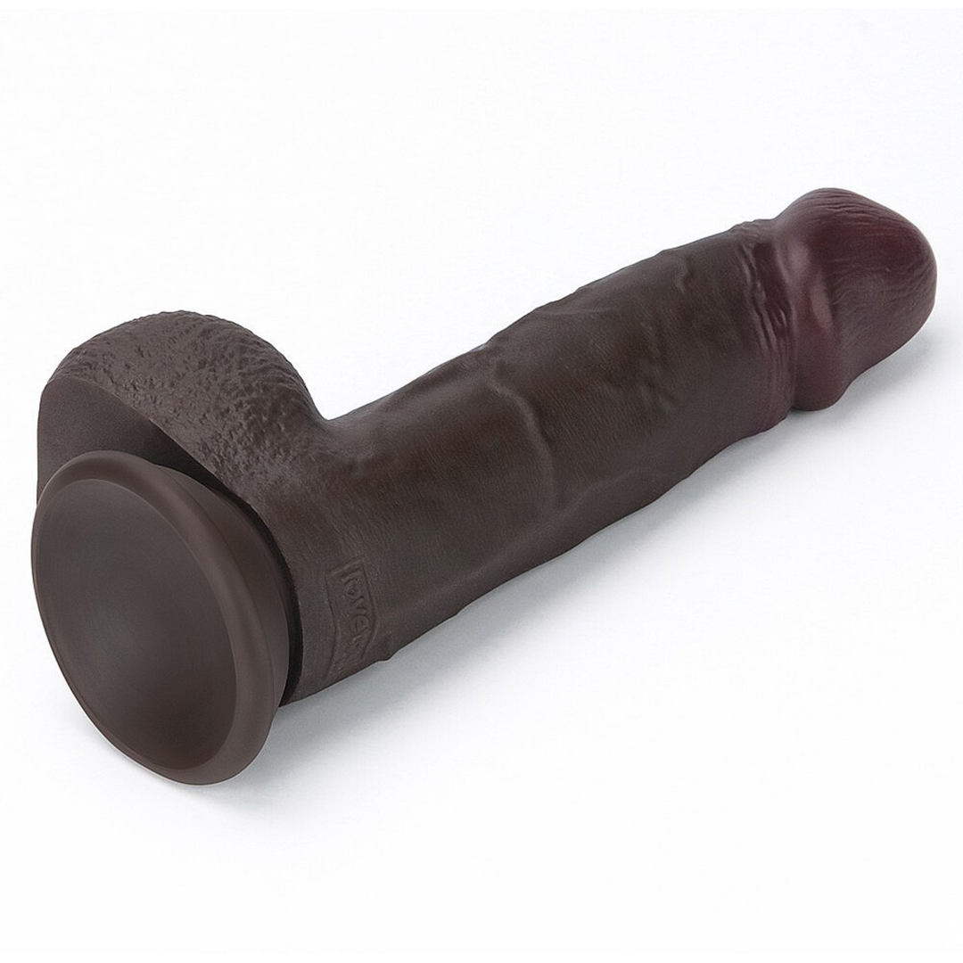 strong suction cup base from dual density Sliding Skin Pro II Dual Layer Silicone dildo 