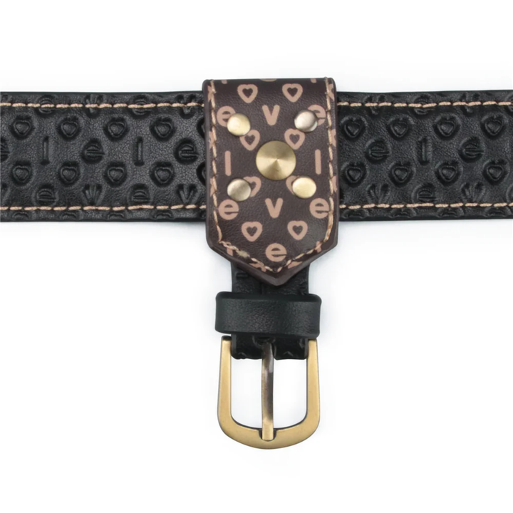 made from faux leather by LoveToy Rebellion Reign Strap-On Harness 