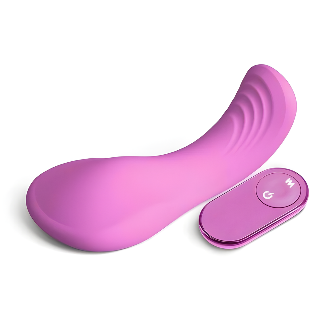 full product view of Grinders Rocker Rechargeable Silicone Vibrating Dual Motor Pad with Remote 