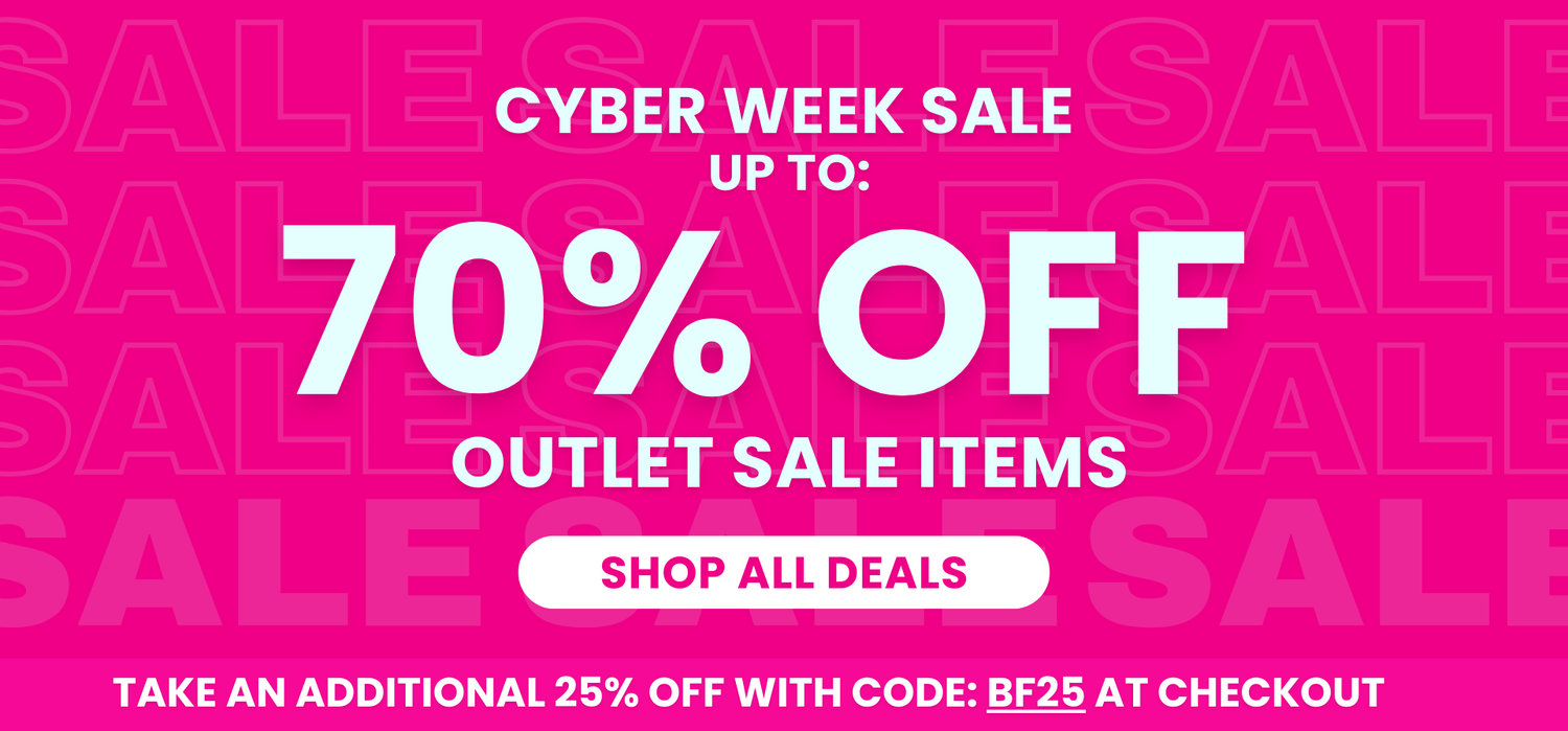 Cyber Week Sale - Up to 70% off outlet sale items. Take an additional 25% off with code: BF25 at checkoout.