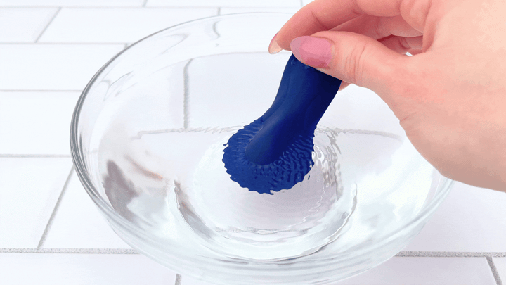 GIF of Be My Crush Panty Vibe with Remote vibrating in bowl of water