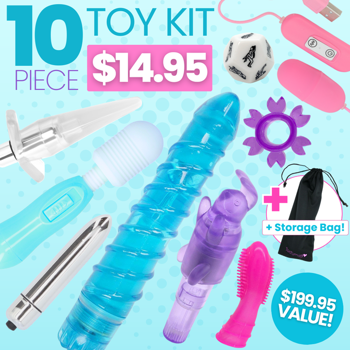 10 toy kit for the low price of 14.95 dollars 