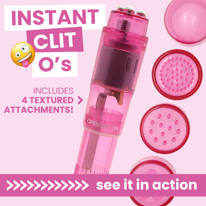 Small Yet Strong Clit Vibrator - Hold On Clit During Sex!