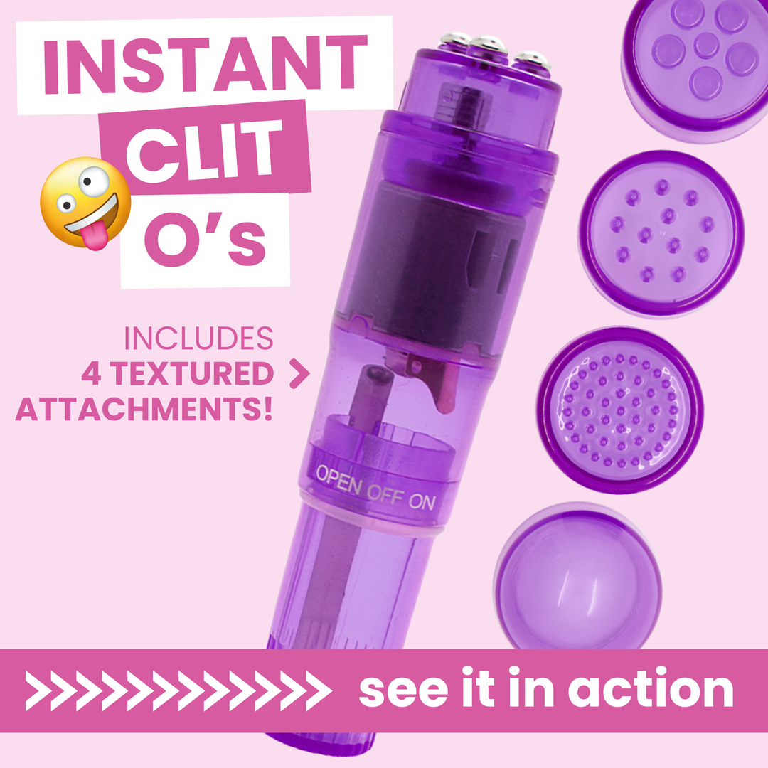 Small Yet Strong Clit Vibrator - Hold On Clit During Sex!