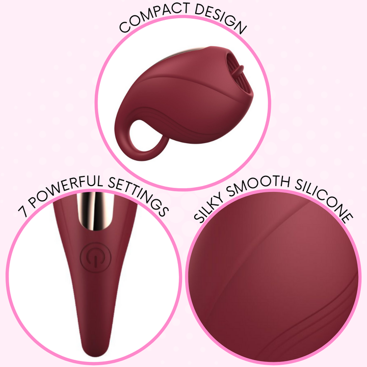 Silicone Lil' Lapper Mini Clit Licker - Perfect for Nipple Play Too!