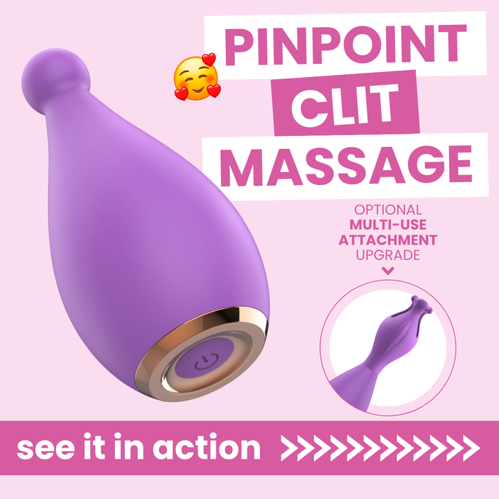 Pinpoint Clit Massage (optional multi-use attachment upgrade) - see it in action