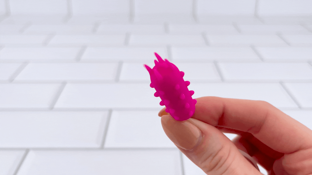 GIF of one bullet vibrating 5 Function Nubby Bullets