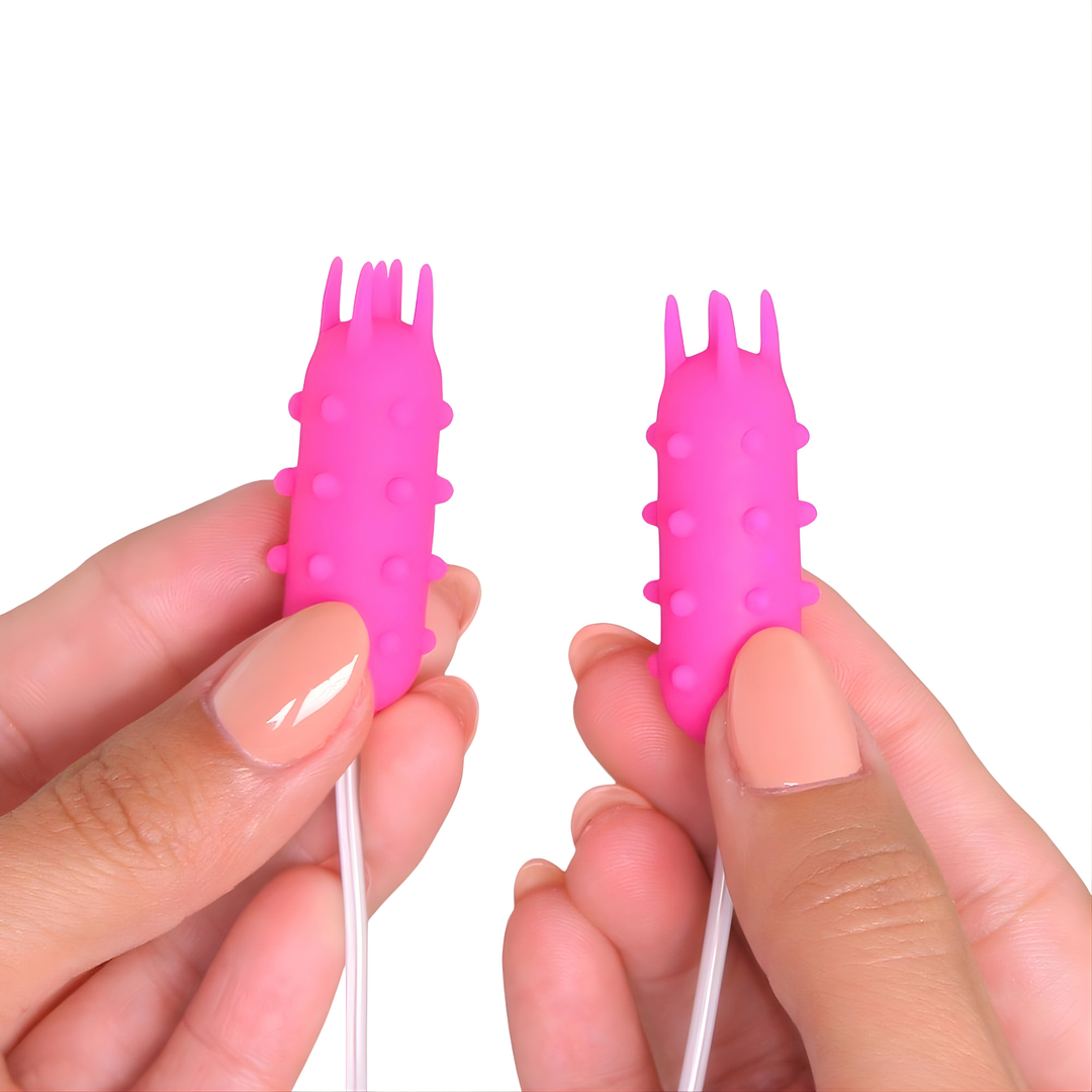 hands holding 5 Function Nubby Bullets 