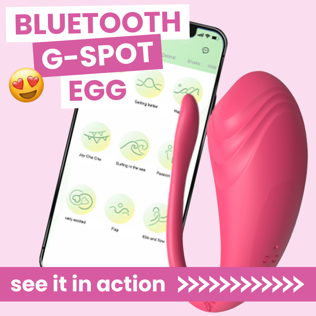 Vibrating G-Spot Egg Massager with Bluetooth App Control TooTimid.com Vibrating G-Spot Egg Massager with Bluetooth App Control TooTimid.com