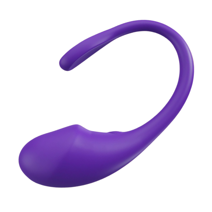 side view of purple App Controlled Vibrating Egg  