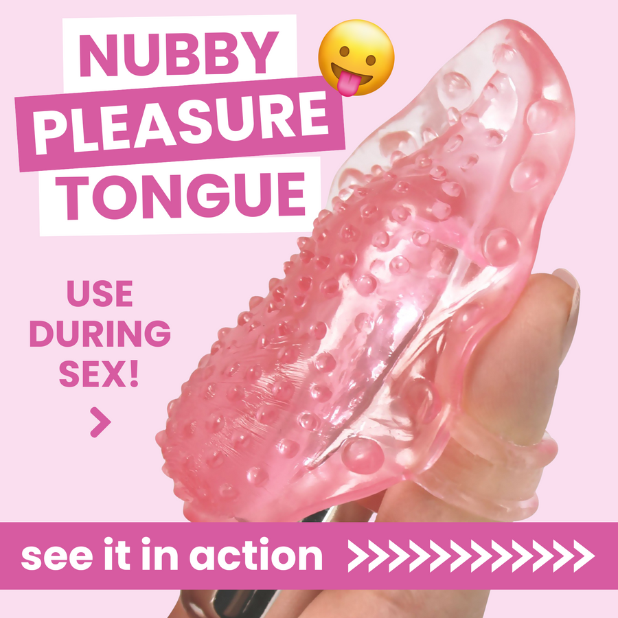 NUBBY PLEASURE TONGUE USE DURING SEX! > see it in action >>>>>>