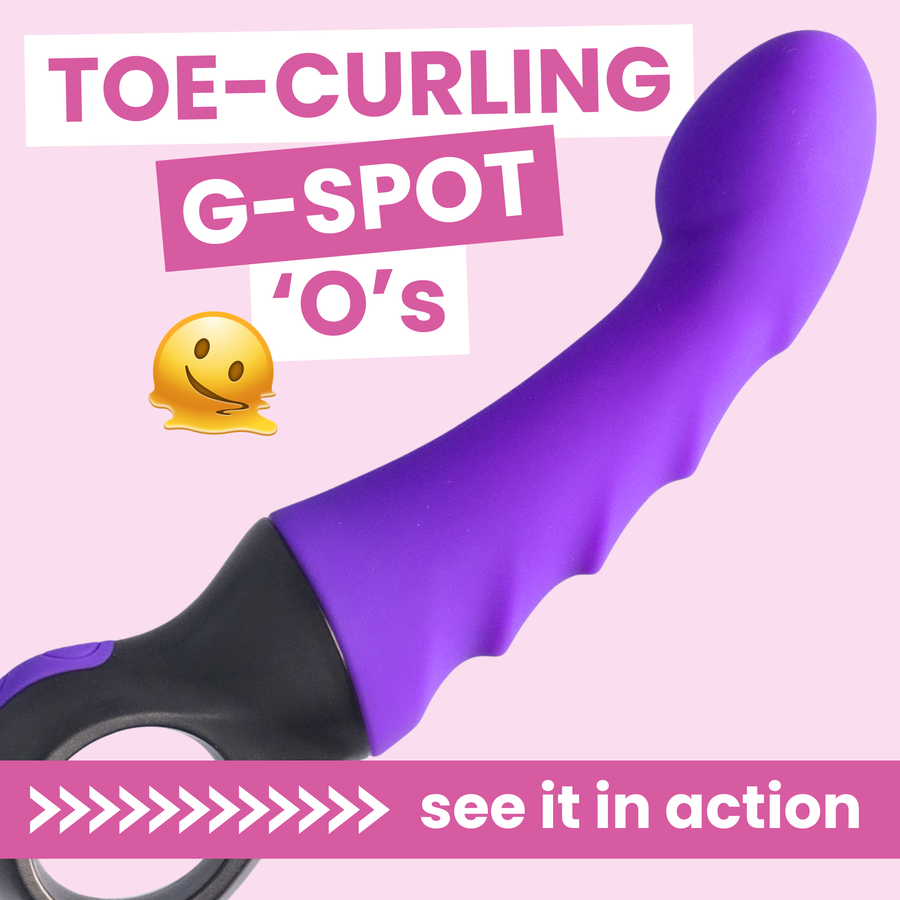 toe-curling g-spot vibrator see it in action 