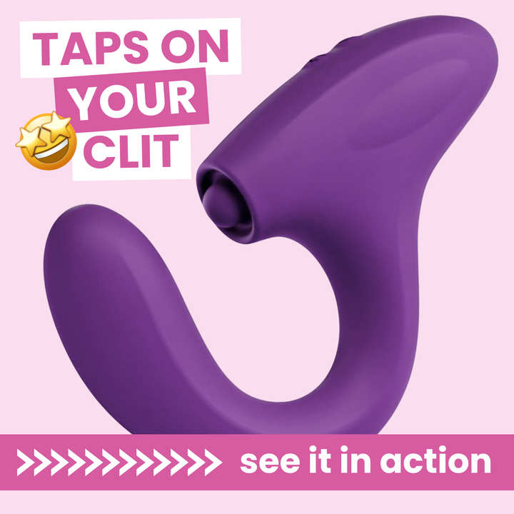 taps on your clit Tapping Dual Action Vibe 