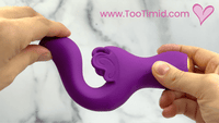 Fluttering Bliss Silicone Dual Action Butterfly Vibrator - It's Waterproof!