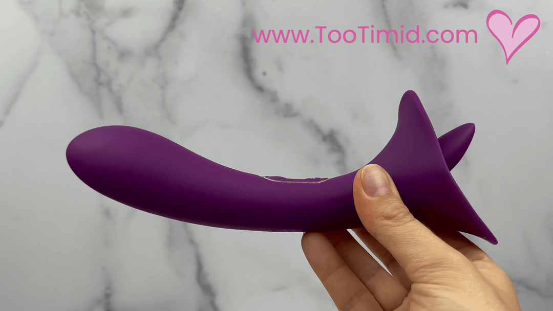 Shop Dual Ended Flickering Tongue Vibrator TooTimid.com Shop Dual Ended Flickering Tongue Vibrator TooTimid.com