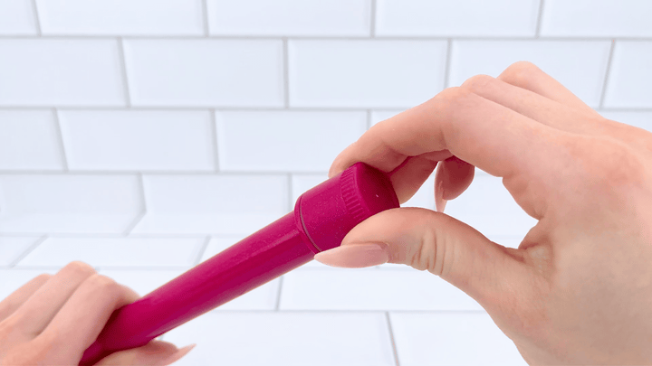 GIF of Rose G-Spot Vibrator dial being turned to activate device 