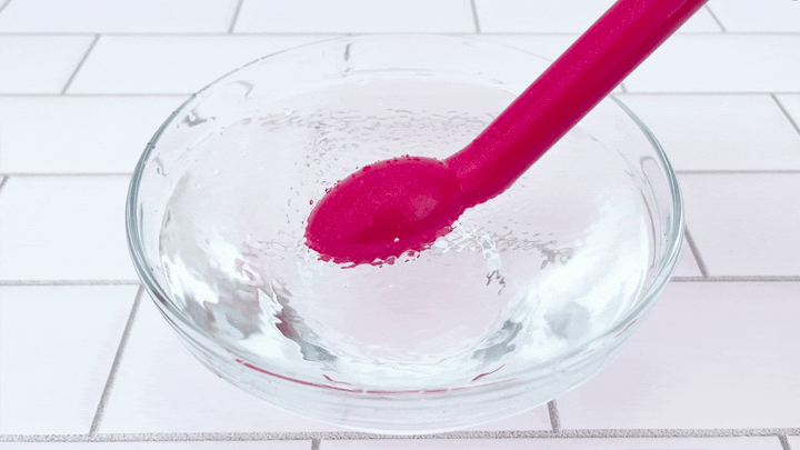 GIF of Rose G-Spot Vibrator vibrating in bowl of water 