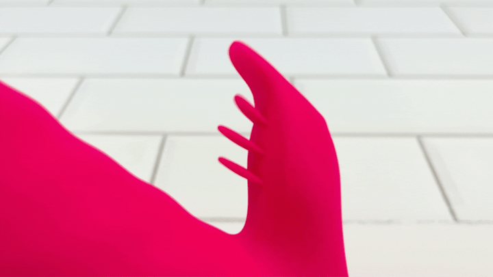 GIF of fluttering tongues from Thrusting Spinning Licking Dual Action Vibrator  