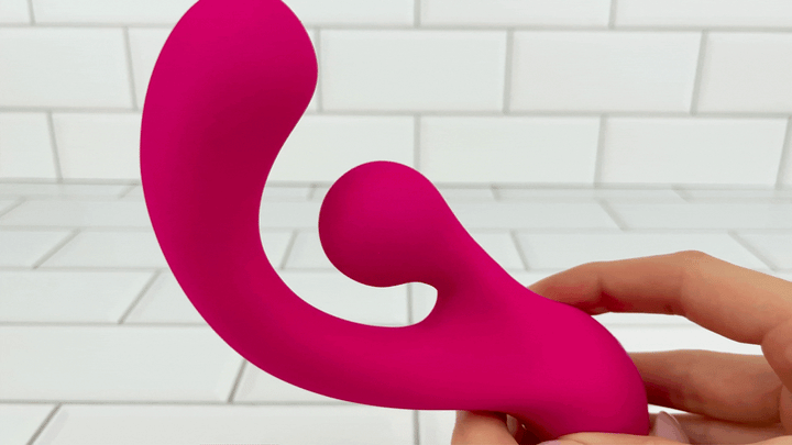 GIF of Rotation Clitoris G Spot Vibrator clitoral nub swirling 