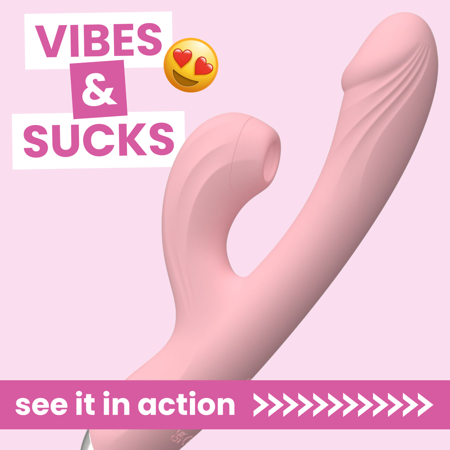 vibes and sucks Air Pulse Dual Action Vibrator see it in action 