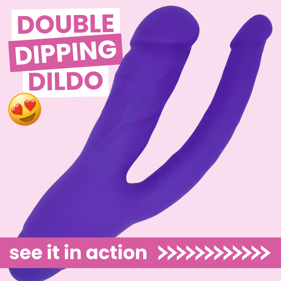 Silicone Double Penetrator see it in action 