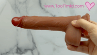 Mega Thruster - Wireless Thrusting, Vibrating, & Heating Dildo: Perfect for Hands-Free Fun!