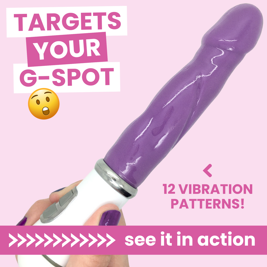 TARGETS YOUR G-SPOT 12 VIBRATION PATTERNS! SEE IT IN ACTION 