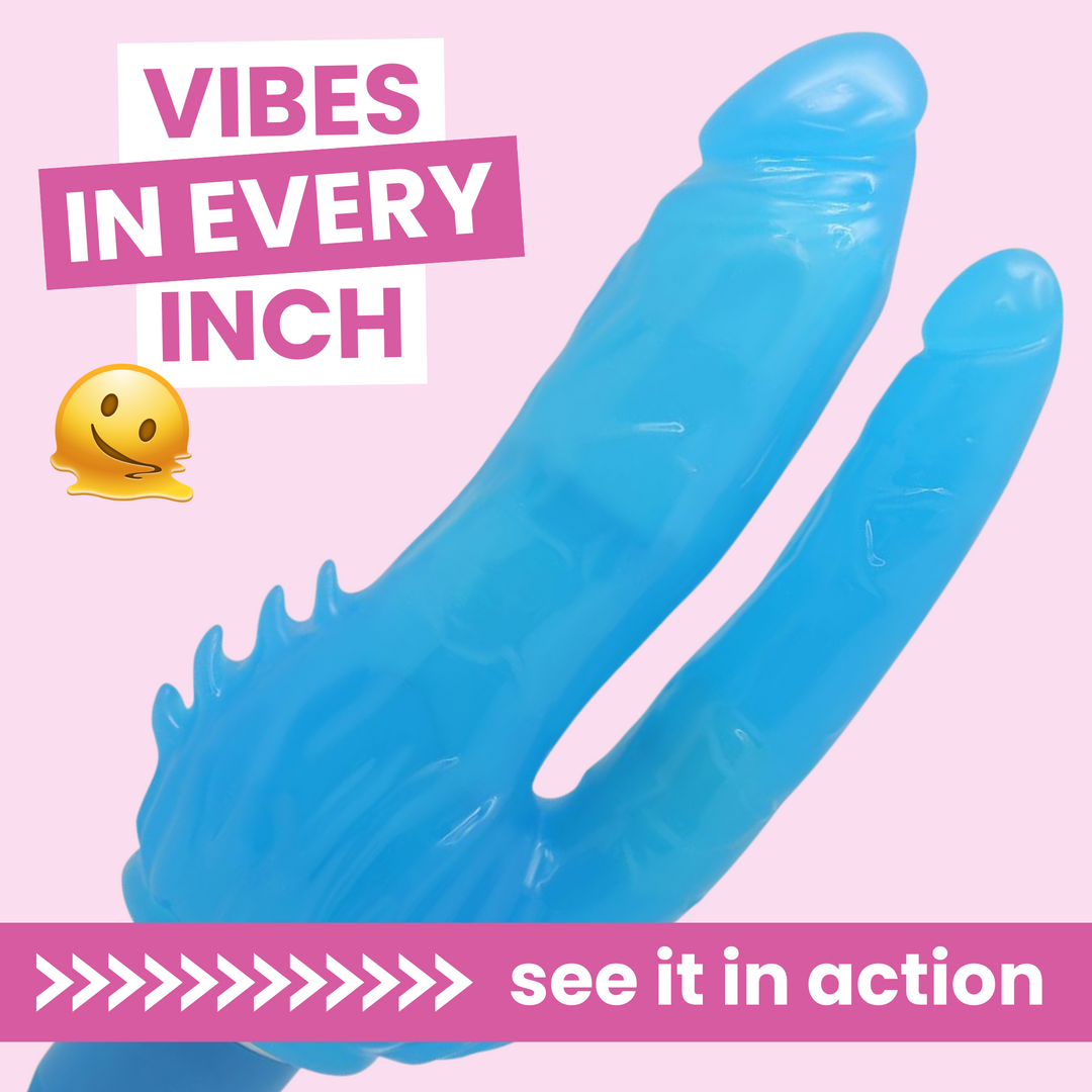 Shop The Best Vibrating Double Penetration Jelly Dildos TooTimid.com Shop The Best Vibrating Double Penetration Jelly Dildos TooTimid.com