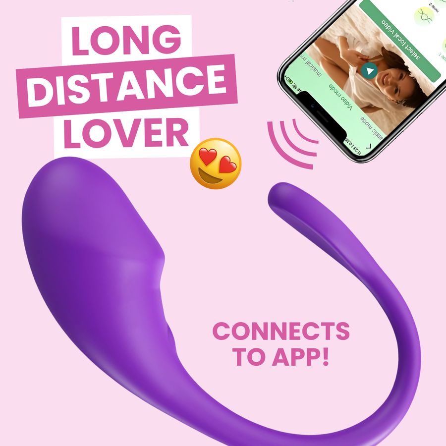 App Controlled Vibrating Egg - Perfect for Long-Distance Lovers. connects to app
