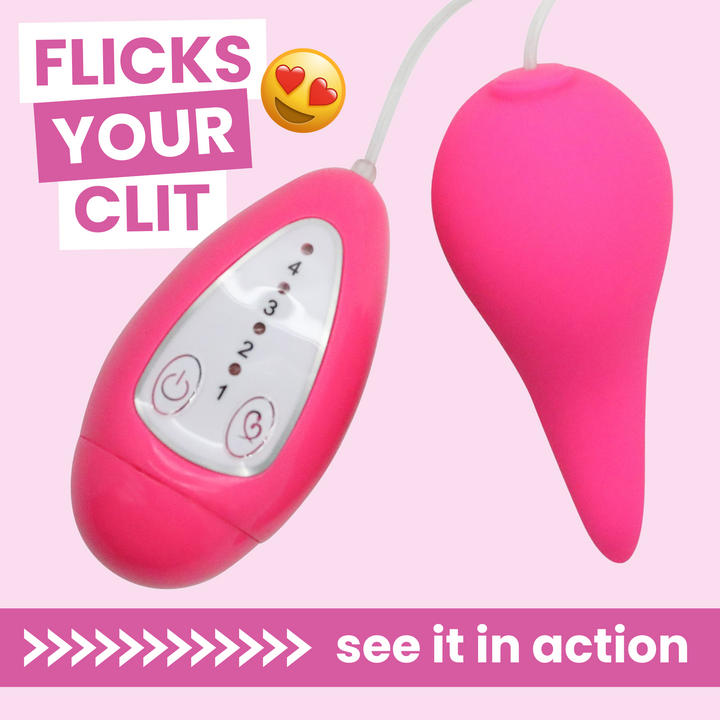 FLICKS YOUR CLIT see it in action  the flutter bullet from TooTimid