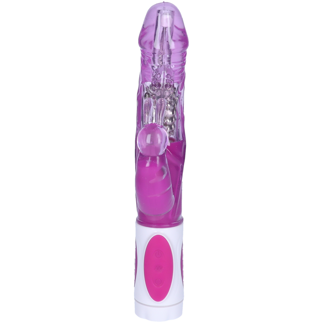 Front view of rabbit on triple stimulator