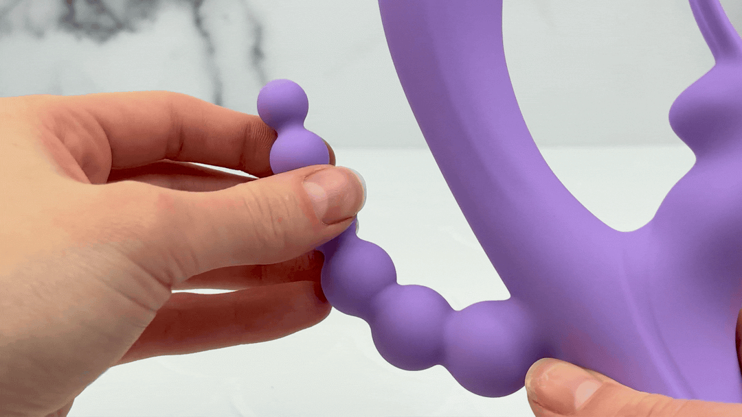 Lavender Trifecta Silicone Triple Stimulator - Powerful Vibes in Dual TooTimid.com Lavender Trifecta Silicone Triple Stimulator - Powerful Vibes in Dual TooTimid.com