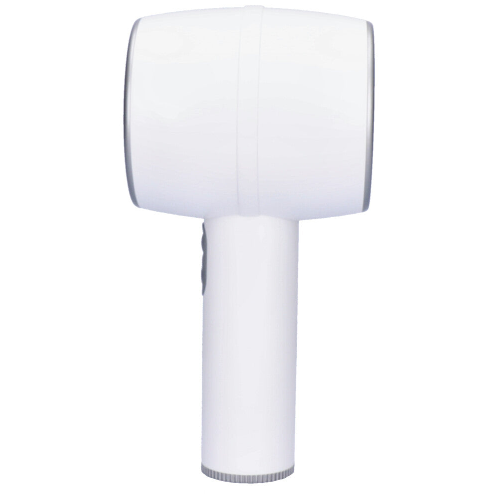 Side view of a white thrusting masturbator.