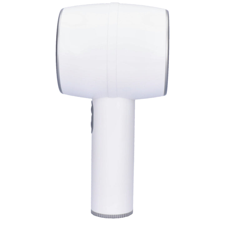 Side view of a white thrusting masturbator.
