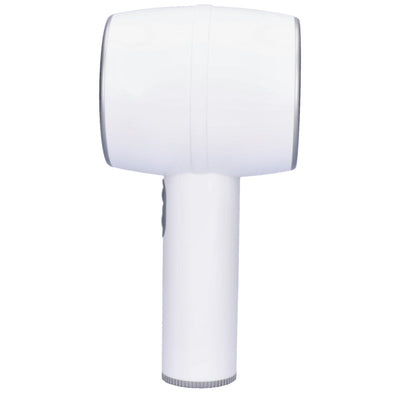 Side view of a white thrusting masturbator.