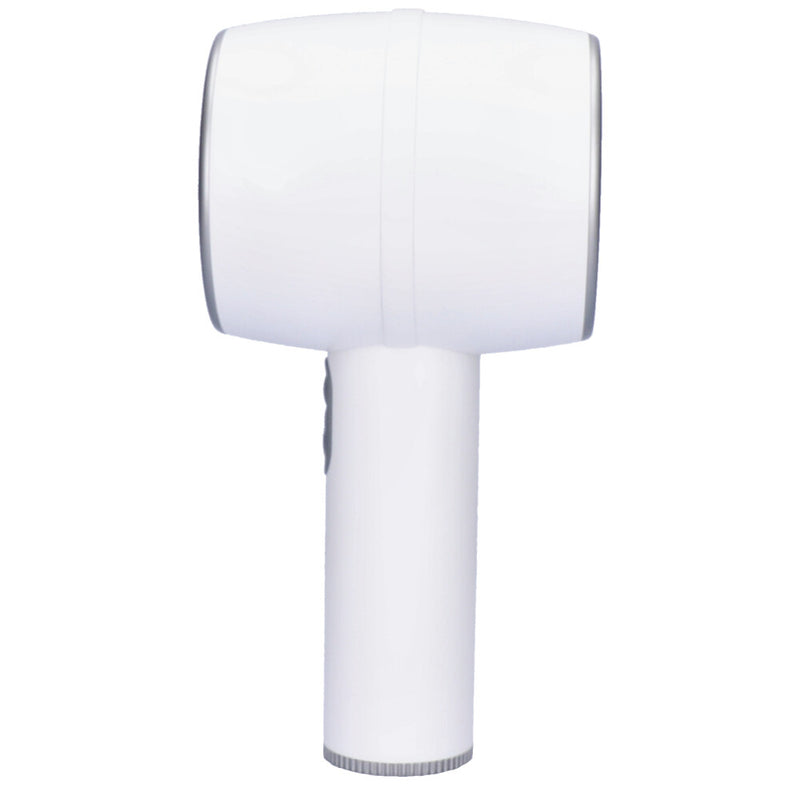 Side view of a white thrusting masturbator.