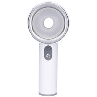 Front view of a white thrusting masturbator.