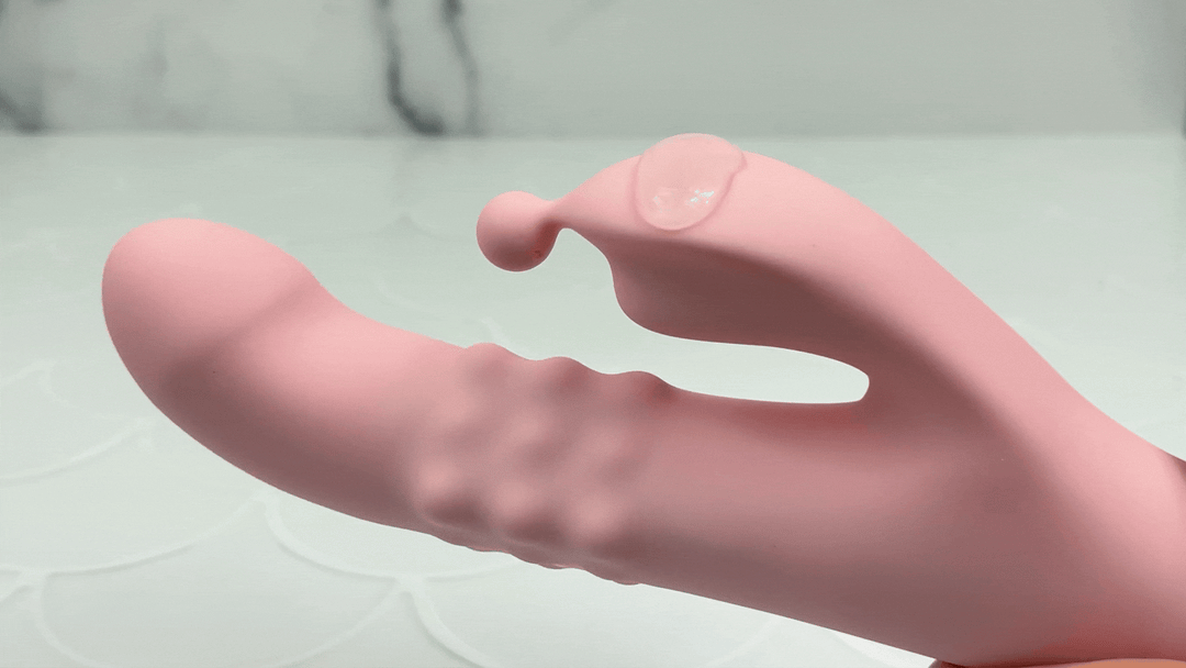 Pink Pearl Pulsing and Fingering Dual Action Vibrator - Triple Your Pl TooTimid.com Pink Pearl Pulsing and Fingering Dual Action Vibrator - Triple Your Pl TooTimid.com